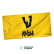 Bandeira 100% Personalizada 1m x 0,5m